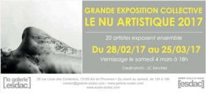 Lire la suite à propos de l’article Vernissage exposition « Nude Attitude » le samedi 4 Mars à 18h